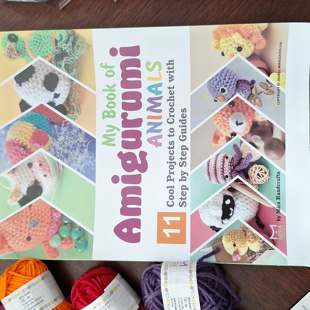 Amigurumi Animals Crochet Kit with Multicolor Yarn - Picture 2 of 4